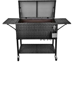 Hoge Druk Schuimende Techno 80QT Rolling Rotan Koeler Winkelwagen 80QT Amazon - Product Image 2