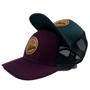 OEM cao cấp cổ điển bông đầy màu sắc unisex 6 Bảng điều chỉnh Richardson 112 cong vành Snapback cap tùy chỉnh Trucker Hat da các bản vá lỗi - Product Image 1