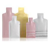 Sac d'emballage personnalisé de forme spéciale de mini sachets découpés à l'emporte-pièce pour 5ml 10ml de gel énergétique miel liquide échantillons de cosmétiques sacs en mylar