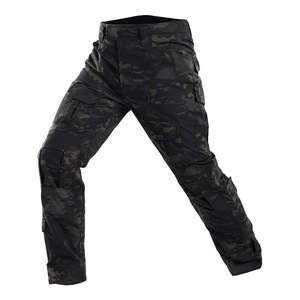 Pantalones Tácticos Impermeables para Hombre, Pantalones de Trabajo de Forro Polar con Múltiples Bolsillos, Pantalones de Senderismo Gruesos para Invierno - Product Image 1