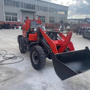 Traktor taman Mini kecil dengan pemuat depan <span class=keywords><strong>1000kg</strong></span> mesin pemuat artikulasi Weichai garansi 1 tahun pompa Gearbox Motor - Product Image 5