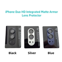 Protection d'objectif d'appareil photo AR+AF 9H HD Armor Shield, film en verre trempé anti-rayures pour iPhone Duo 18 17 16 15 14 13 Pro Max