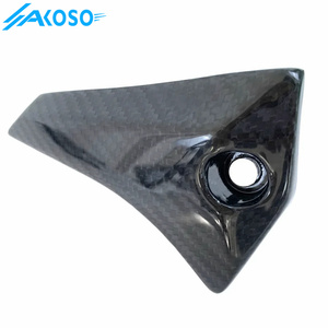 AKOSO Protection de chaîne et de pignon en fibre de carbone sèche 3K complète pour moto Kawasaki Ninja H2 H2R 2015-2026 - Product Image 6