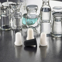 Tétine en caoutchouc silicone Nitrile Butadiène Ampoule en caoutchouc NBR pour compte-gouttes en verre
