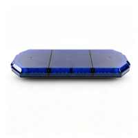 Barre lumineuse de signalisation LED 168W, montage magnétique sur toit, boîtier en polycarbonate et alliage d'aluminium, IP65, 12-24V, plusieurs couleurs