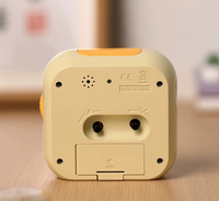 Geräuschloser Wecker für Studenten - Aufweckfunktion 2026 Neues Design Uhr mit LED-Hintergrundbeleuchtung und Lichtsensor