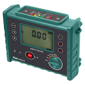 เครื่องทดสอบความต้านทานดินแบบดิจิตอล FR3010 FUZRR 3K AC 600V เครื่องตรวจจับแรงดันดินแบบสามสาย ความแม่นยำ 3% 2 รูทแบบเสริม - Product Image 3