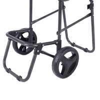 Sac portatif réutilisable de chariot à provisions pliant d'épicerie de légumes de supermarché avec la chaise