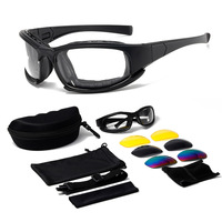Nouvelles lunettes de cyclisme anti-vent avec protection UV400, lunettes de protection oculaire colorées pour l'extérieur, unisexes, vision nocturne, pour la randonnée dans le désert