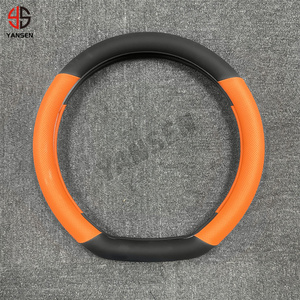 Housse de <span class=keywords><strong>volant</strong></span> en <span class=keywords><strong>cuir</strong></span> pour Kaiyi Kunlun IHD R 300 500 EV GTV KAIN X3 X7 Pro, antidérapante, respirante, protection intérieure douce - Product Image 2