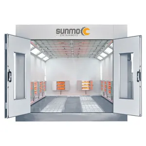Sunmo-horno de cabina de pulverización para coche, Mini cabina de pulverización CE para reparación de carrocería