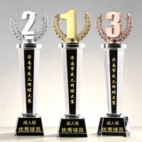 Trophée en cristal gravé avec design personnalisé pour cérémonie de remise de prix, reconnaissance d'entreprise, compétition sportive, cadeau pour les réalisations