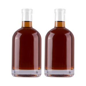 Mini Botella de Vidrio Transparente de 50 ml para Licor, Alcohol, Vino, con Tapa de Rosca para Personalizar con Serigrafía, para <span class=keywords><strong>Brandy</strong></span> - Product Image 4