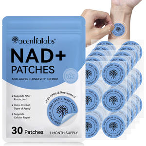 Acentiallabs 30 Pcs Patch Transdermal Suplemen <span class=keywords><strong>NAD</strong></span> Mendukung Produksi <span class=keywords><strong>NAD</strong></span>+ Meningkatkan Energi Patch <span class=keywords><strong>NAD</strong></span> Dengan NMN & Resveratrol - Product Image 1