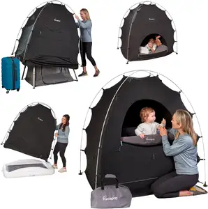 아기 잠자는 여행 침대 캐노피 휴대용 개인 정보 보호 포드 정전 캐노피 아기 침대 커버 팩 앤 플레이 용 정전 텐트