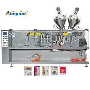 Fully Automatic washing powder horizontal double sachet form fill seal packing machine