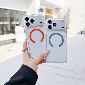 เคสใสกันเหลือง รองรับการชาร์จไร้สายแบบแม่เหล็ก ป้องกันการกระแทก สำหรับ iPhone 17 <span class=keywords><strong>Promax</strong></span> <span class=keywords><strong>14</strong></span> 15 16 เคสโทรศัพท์แม่เหล็กหลากสี - Product Image 4