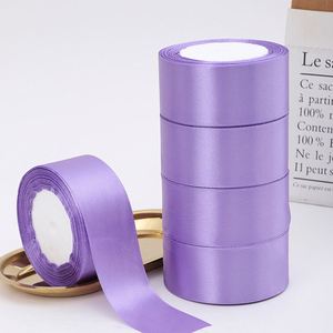 Pita Satin Lebar 3.8cm (1.5 Inch) Gulungan untuk Hari Valentine, Pembungkus Kado Bunga, 4cm 25 Yard Gulungan Pita Satin Satu Sisi - Product Image 6