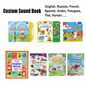 Leleyu <span class=keywords><strong>2025</strong></span> mới sách âm thanh Tiếng anh trẻ em học cách học từ và câu cuốn sách với 10 chủ đề học tập hoạt động âm thanh cuốn sách - Product Image 3