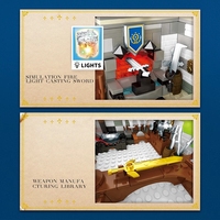 Reobrix 66005 Casa de Ferretero Medieval Europea del Siglo, Modelo MOC, Bloques de Construcción de Plástico para Ensamblar, Juego de Ladrillos, Colección de Juguetes
