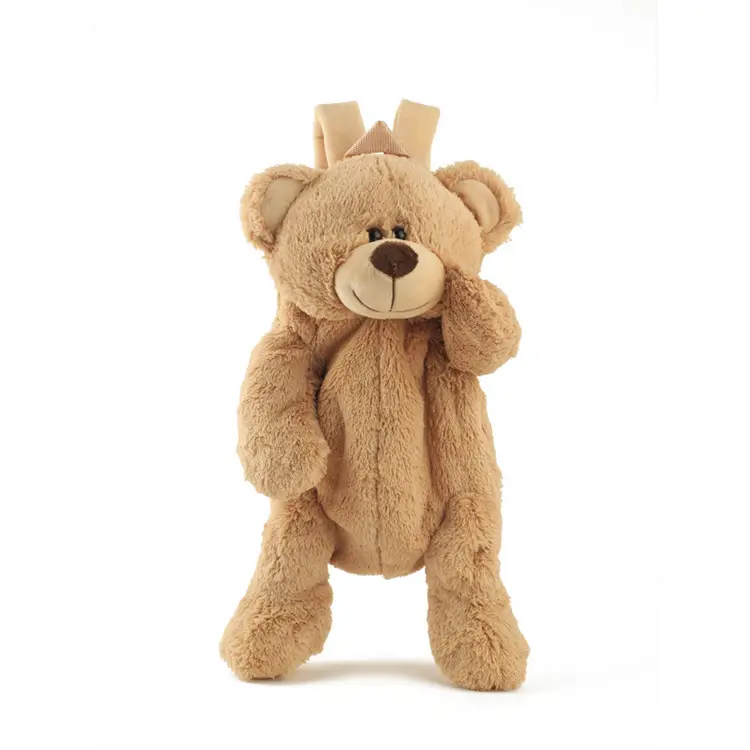 custom stuffed brown teddy bear plush teddy bear backpack