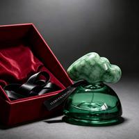 Flacon de parfum en verre vide à base lourde avec bouchon nuage en résine, corps de couleur personnalisée et coffret cadeau pour ligne de parfums de salon 30ml 100ml