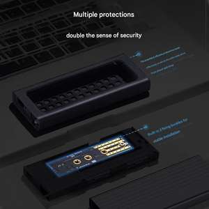 Lexar E10 M.2 NVMe/SATAデュアルプロトコルポータブルハードドライブエンクロージャーType-C 3.2インターフェース磁気吸収ワイヤ付き - Product Image 6