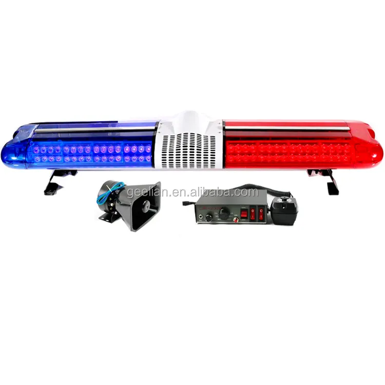 Groothandel 120Cm 144W Verkeer Apparatuur Rood En Blauw Veiligheid Led Licht Bar