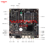 Placa Base Mini ITX H110 Personalizada OEM, Compatible con Procesadores Core de 6.ª/7.ª/8.ª/9.ª Generación, I3 I5 I7 LGA1151 DDR3 SATA, PC de Escritorio Todo en Uno