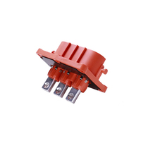 Connecteur femelle SBS50 EV HVIL 2 broches 200A 1000V IP67 70mm Prise haute tension Boîtier ignifuge Certifié CE ROHS