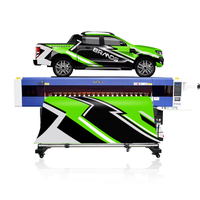 Imprimante UV Roll-to-Roll Modèle 1.3m 1.6m 1.8m, Traceur de Découpe Vinyle Économique, Imprimante Jet d'Encre I3200