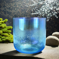 Bols chantants en cristal de pierres précieuses naturelles de thérapie sonore pour la méditation Yoga Alchemy-432Hz/440Hz 99.99% cristal pur