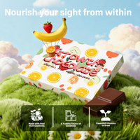 Complément alimentaire au chocolat sans sucre, enrichi en calcium et vitamine D, pour la croissance osseuse et la force des os des enfants, marque privée.