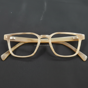 กรอบแว่นตาทำมือคุณภาพสูง รุ่น Hand302 ดีไซน์ทันสมัย ทำจากเขาควายแท้จากอินเดีย จำหน่ายขายส่งโดย CRAFTING CRAFTS - Product Image 1