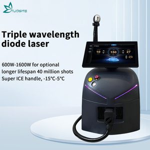 Appareil d'épilation au laser diode à 3 longueurs d'onde 808 nm certifié CE, équipement d'épilation indolore - Product Image 2