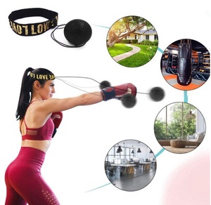 Bola DE VELOCIDAD DE <span class=keywords><strong>BOXEO</strong></span> montada en la cabeza Pu Punch <span class=keywords><strong>Ball</strong></span> Mma Sanda entrenamiento mano ojo reacción hogar bolsa de arena Muay Thai <span class=keywords><strong>Boxeo</strong></span> EQUIPO DE Fitness - Product Image 3