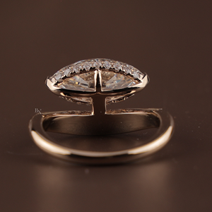 Exquisito Anillo de Compromiso para Mujer en Plata, Oro de 10K, Oro de 14K, Oro de 18K con Diamante Cultivado en Laboratorio de 3.1 Quilates, Joyería Fina para Novia - Product Image 2