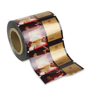 customized food grade plastic roll stock plastic wrapper sachet packaging roll film for bread