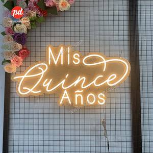 Enseigne au néon <span class=keywords><strong>Mis</strong></span> Quince pour les décorations de fête d'anniversaire 15e XV - Product Image 2