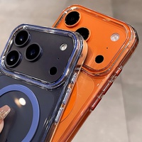 Coque de téléphone magnétique transparente en gros pour iPhone 17 12 13 Pro Max 14 15 16 Plus 17 Air Ultra Fine en PC Rigide de Protection