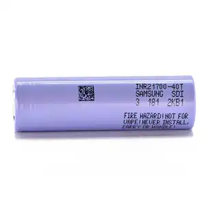SAMオリジナル2170040Tリチウム電池INR21700 40T 3.6V 4000mAh 45A SAMSUNG40T電子21700用放電電池