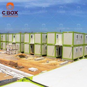 Cbox Modern Lightweight Prefab Worker Dormitory Fireproof Flat Pack Office Hotel Mall 2-Story Buildings Modular Container House - Product Image 3