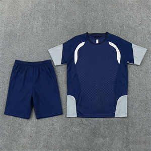 Uniformes de Fútbol de Verano 26/27 Madrid Conjunto de Uniforme de Entrenamiento de Manga Corta Camiseta de Fútbol Europeo Transpirable de Poliéster - Product Image 2