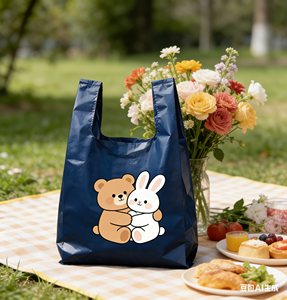 Bolsas de Embalaje para Camisetas Personalizadas de HDPE Resistentes e Irrompibles de Bear and Rabbit para Envío y Regalos Fujian Hualong - Product Image 3