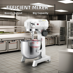 工業用ケーキミキサー60リットル商業用キッチン粉惑星電気生地ケーキミキサー機械スタンド - Product Image 2