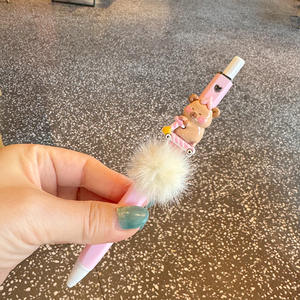 Bolígrafo Creativo con Diseño de Oso de Peluche, Bolígrafo de Metal con Tinta Negra para Estudiantes y Niños, Ancho de Escritura Perfecto, Regalo Ideal - Product Image 4