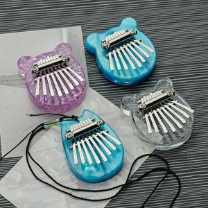 Mini Kalimba de Alta Calidad de 8 Tonos, Piano de Pulgar Portátil de Acrílico Transparente - Product Image 2