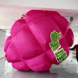 Grand <span class=keywords><strong>ballon</strong></span> d'air chaud gonflable <span class=keywords><strong>avec</strong></span> logo, structures décoratives aériennes, designs de dessins animés personnalisés pour les centres commerciaux en plein air et les zones panoramiques - Product Image 4