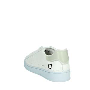 <b>D</b>.A.T.<b>E</b>. Donna Sneakers W401-BA-IS-ID White <b>Light</b> Blue Canvas Trendy Shoes - Product Image 2