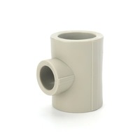 Raccord en T réducteur PPR PN25 pour alimentation en eau chaude et froide 25*20mm, raccord de plomberie en plastique, T inégal